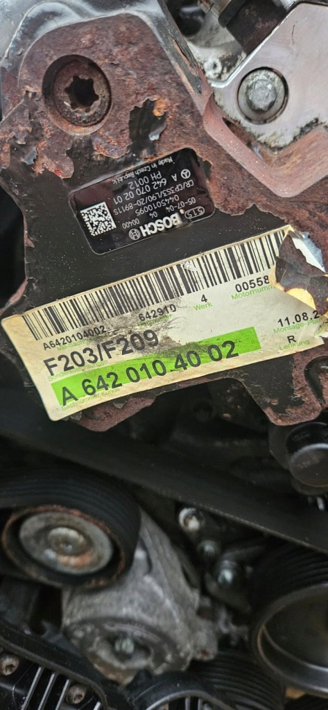 MOTOR COMPLETO MERCEDES 642.910 foto 6